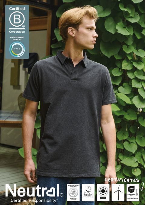RECYCLED COTTON POLO NEUTRAL® C20090