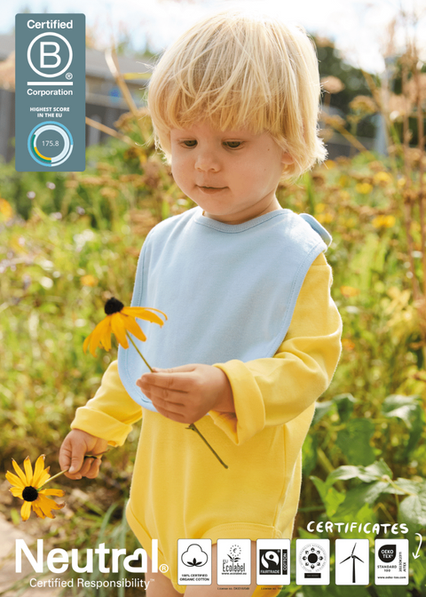 FAIRTRADE ORGANIC BABIES BIB NEUTRAL® O18002