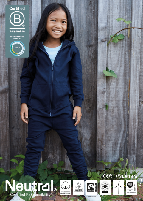 FAIRTRADE ORGANIC KIDS JUMPSUIT NEUTRAL® O73331
