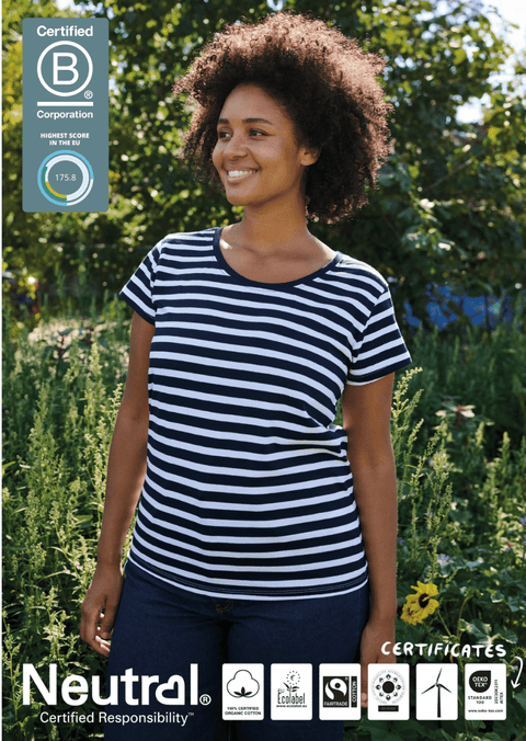 FAIRTRADE ORGANIC LADIES LOOSE FIT T-SHIRT NEUTRAL® O81003