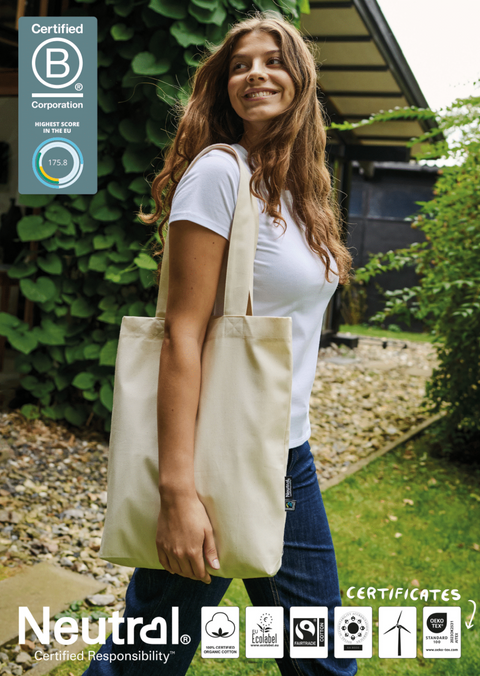 FAIRTRADE ORGANIC TWILL BAG NEUTRAL® O90003