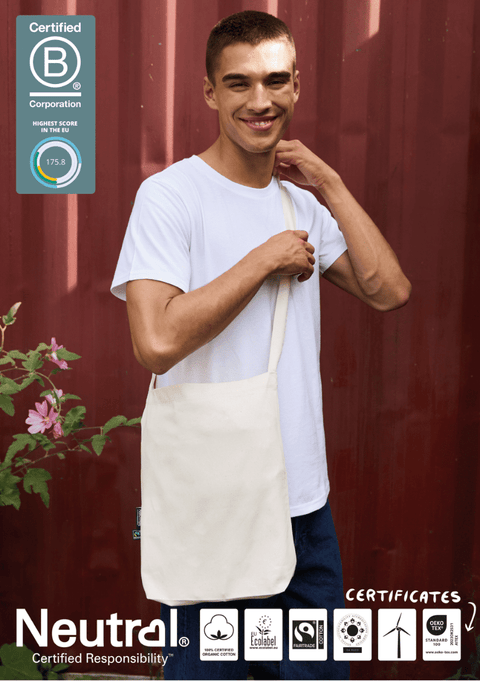 FAIRTRADE ORGANIC TWILL SLING BAG NEUTRAL® O90025