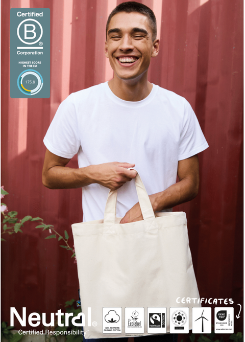 FAIRTRADE OGANIC PANAMA BAG NEUTRAL® O90051