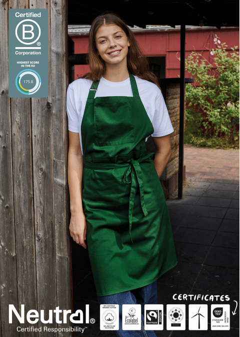 FAIRTRADE ORGANIC KITCHEN APRON NEUTRAL® O92021