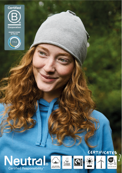 FAIRTRADE ORGANIC JERSEY HAT NEUTRAL® O93050