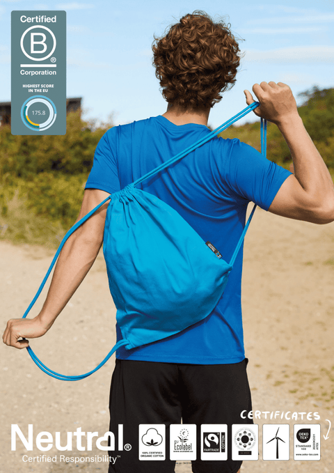 FAIRTRADE ORGANIC TWILL GYM BAG NEUTRAL® O90020